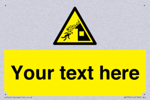 Custom warning roof avalanche